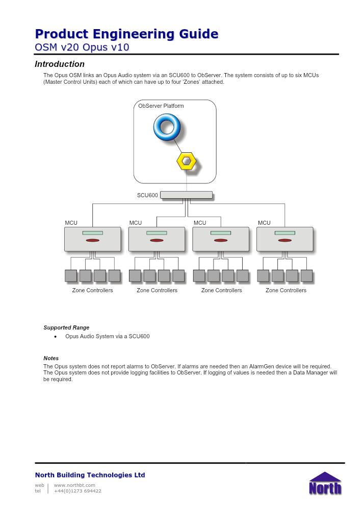 Preview thumbnail of page 1 of the Opus Engineering Guide PDF document.